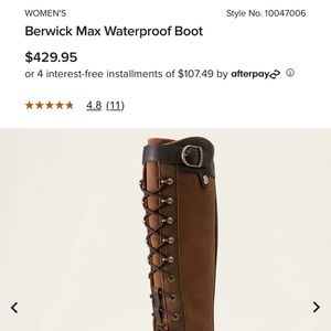 Brand new! Ariat Berwick boots. Size 10